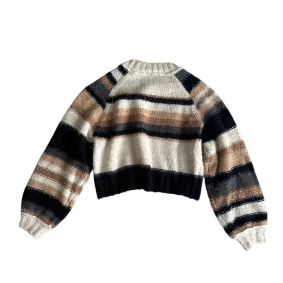 Free People Snow Bird Sweater in Caramel Size Small NWT - Picture 2 of 6